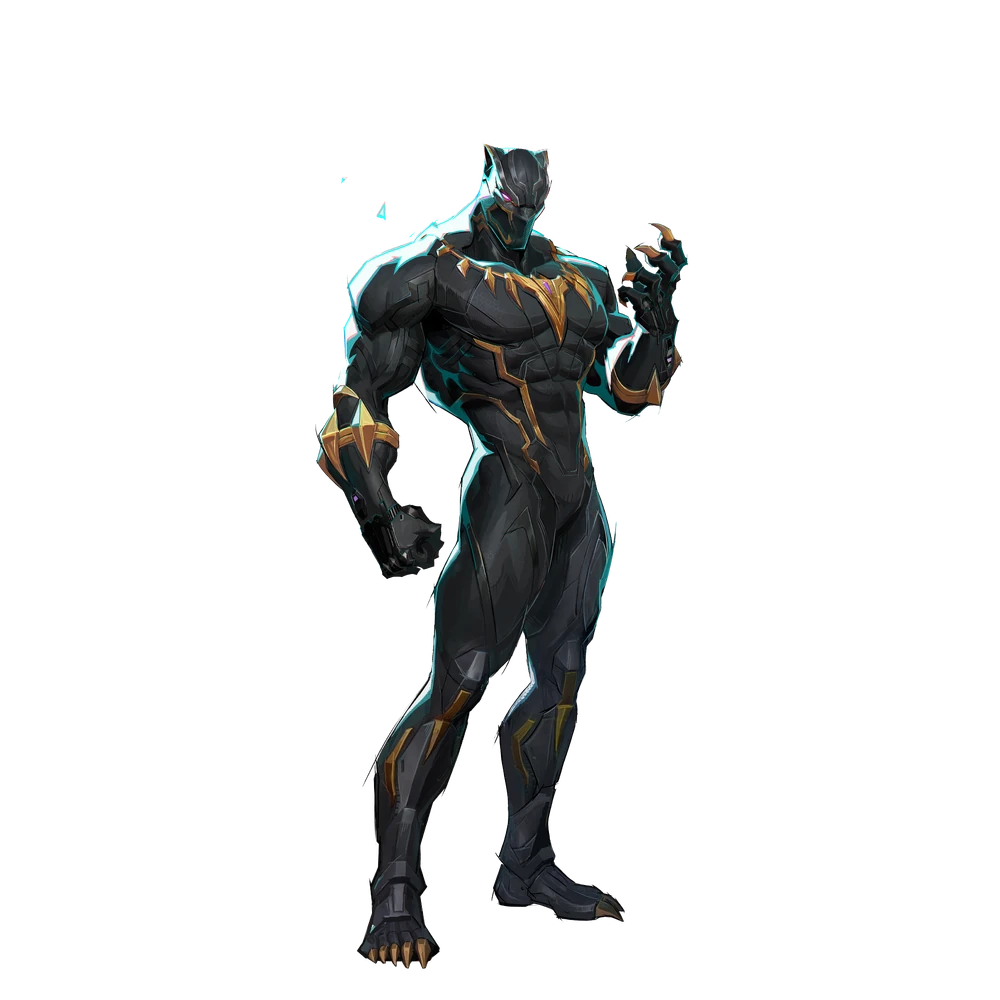 Black Panther full hero portrait