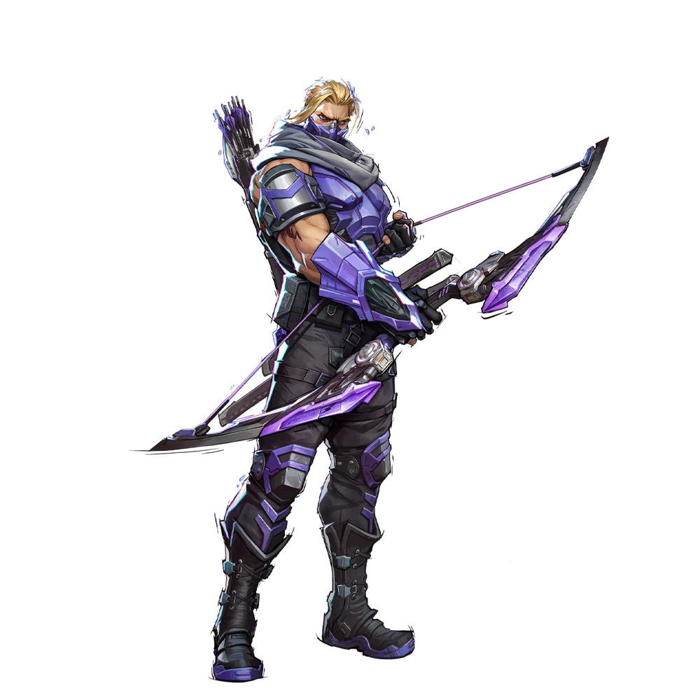 Hawkeye full hero portrait
