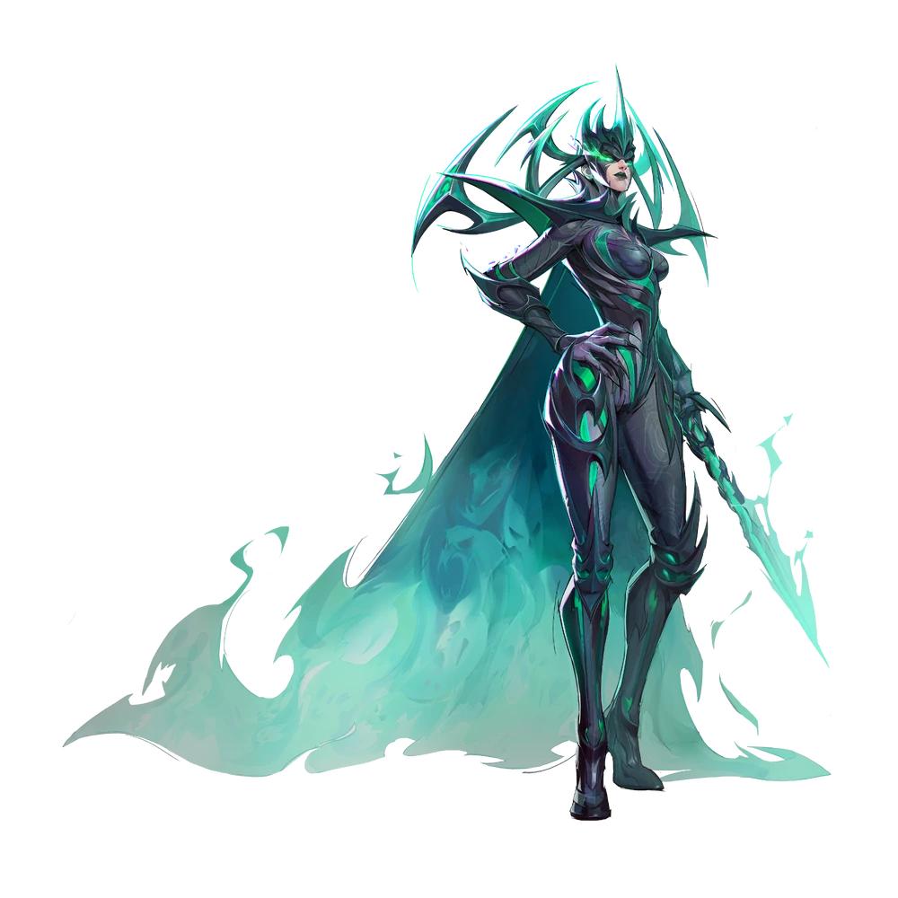 Hela full hero portrait