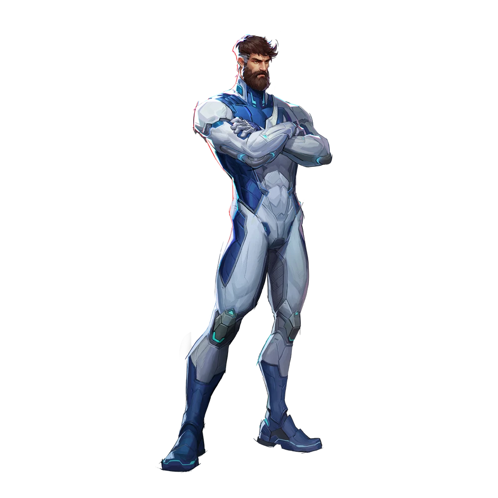Mister Fantastic full hero portrait